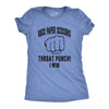 Womens Rock Paper Scissors Throat Punch T shirt Funny Sarcastic Humor Tee Girls