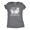 Womens Santa Is Jolly Because He Knows Where The Bad Girls Live Tshirt Funny Christmas Tee