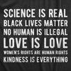 Mens Science Is Real Black Lives Matter No Human Is Illegal Tshirt Protest Graphic Tee