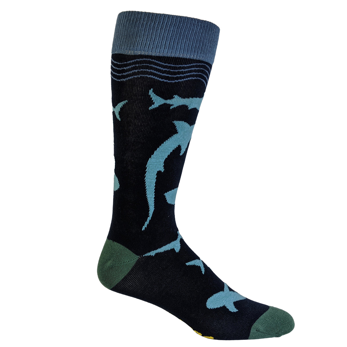 Men's Scuba Shark Socks Funny Shark Week Scuba Dive Ocean Vacation Novelty Footwear