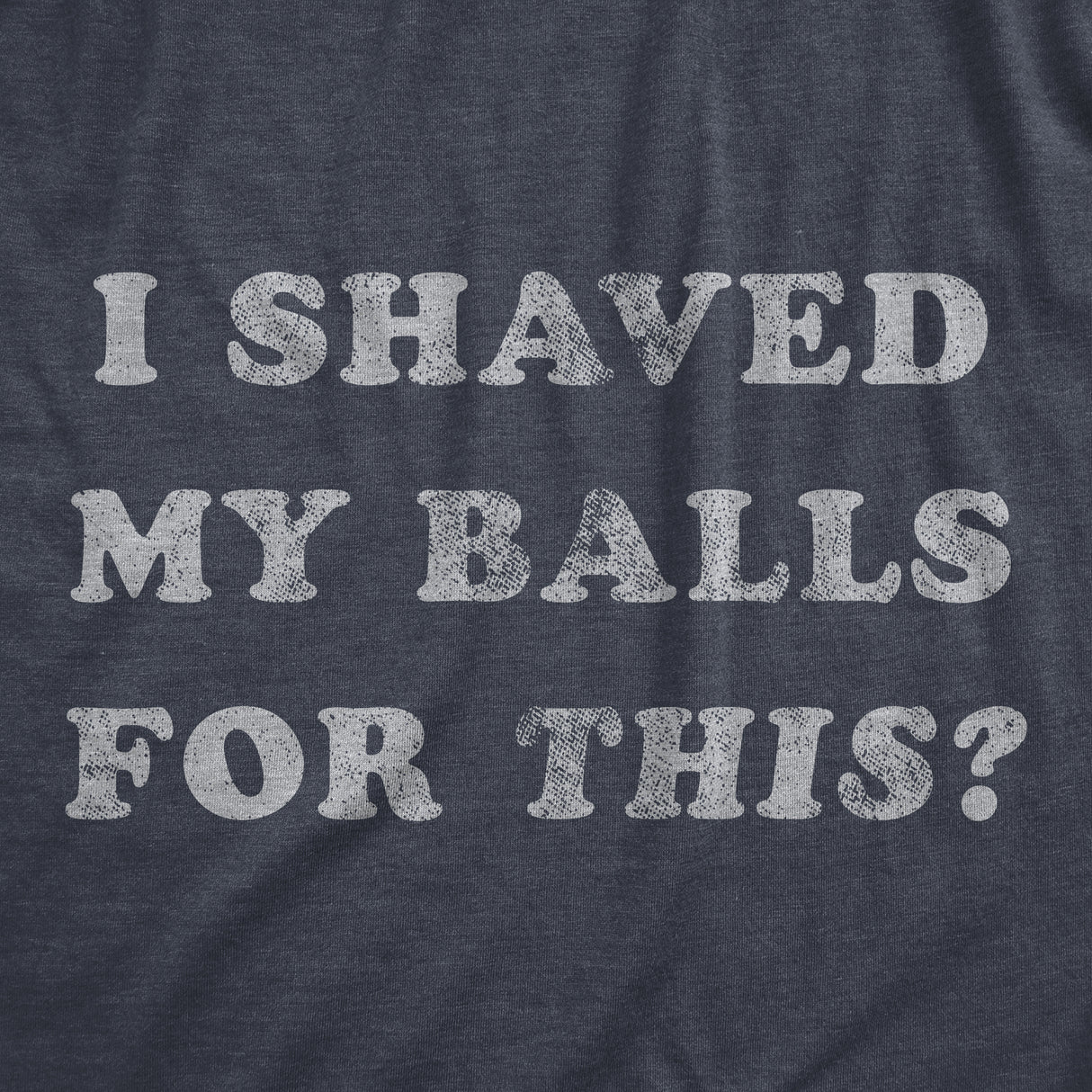 Vintage I Shaved My Balls For This? T-Shirt
