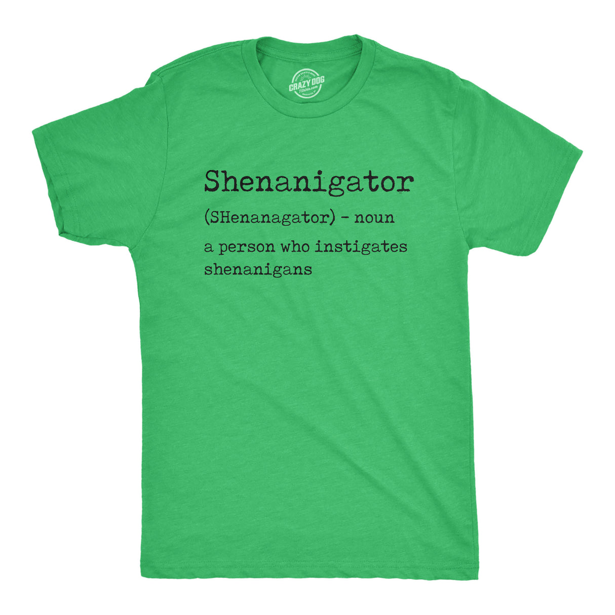 Mens Shenanigator Tshirt Funny St Patricks Day Party Parade Graphic Novelty Tee