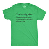 Mens Shenanigator Tshirt Funny St Patricks Day Party Parade Graphic Novelty Tee
