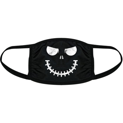 Skeleton Zipper Face Mask Funny Halloween Skull Graphic Novelty Nose And Mouth Covering