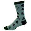 Men's Social Distancing Champion Socks Funny Bigfoot Quarantine Sasquatch Graphic Novelty Footwear