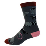 Women's Stay Trashy Socks Funny Garbage Raccoons Sarcastic Novelty Footwear