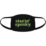 Stayin Spooky Face Mask Funny Halloween Costume Graphic Novelty Nose And Mouth Covering