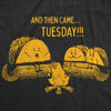 Mens Taco Tuesday Ghost Story Tshirt Funny Mexican Food Campfire Graphic Tee