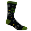 Men's You Just Reminded Me To Take Out The Trash Socks Funny Sarcastic Garbage Graphic Footwear