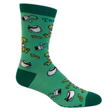 Women's Tex Rex Socks Funny Cute Dinosaur Drinking Tea Jurassic Graphic Novelty Footwear