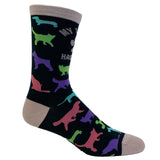 Women's My Therapist Has Paws Socks Funny Pet Puppy Animal Lover Dog Novelty Graphic Footwear