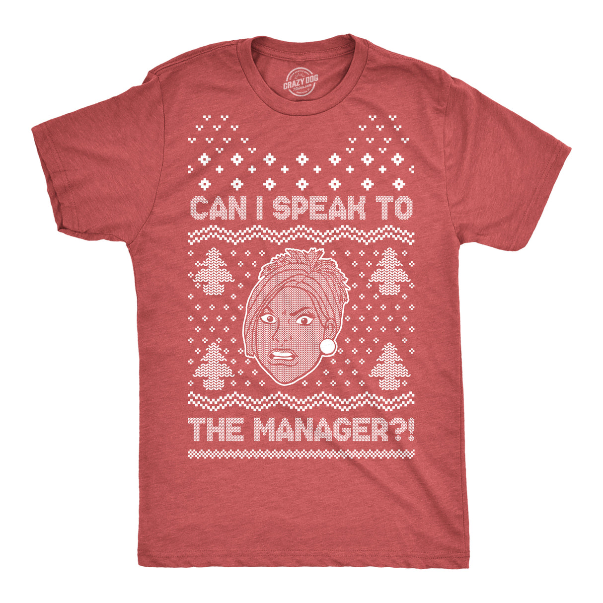 Mens Ugly Karen Sweater Tshirt Funny Can I Speak To The Manager Christmas Party Graphic Tee