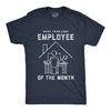 Work From Home Employee Of The Month Coronavirus Men's Tshirt