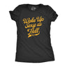 Womens Woke Up Sexy As Hell Again Tshirt Funny Attractive Hot Graphic Novelty Tee