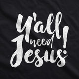 Y'all Need Jesus Face Mask Funny Religion Church Novelty Nose And Mouth Covering