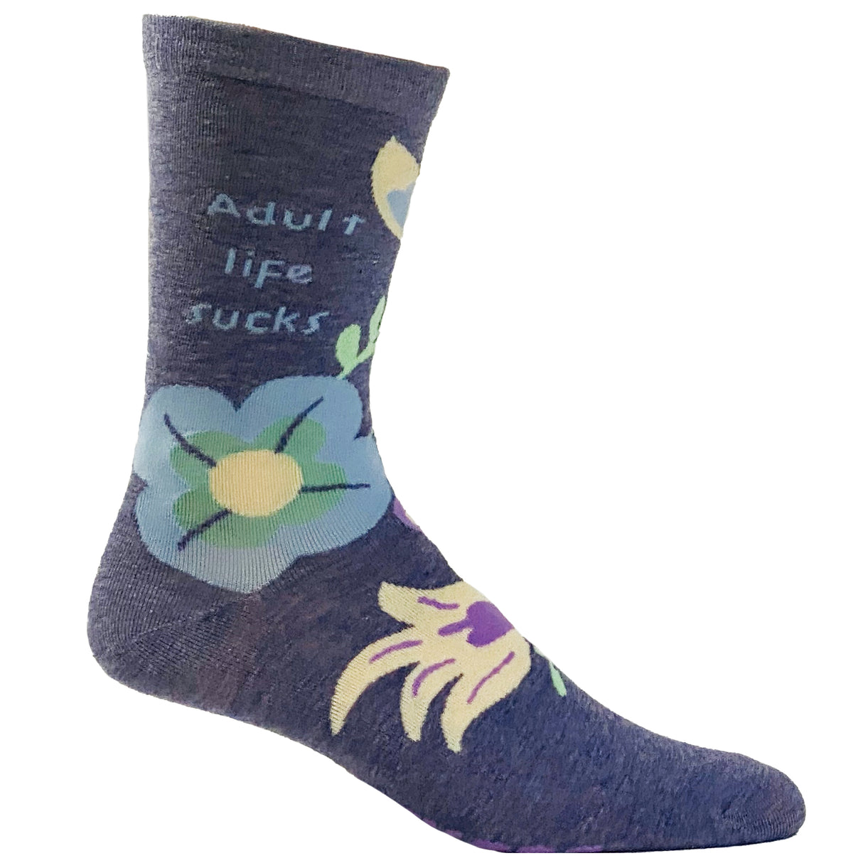 Women's Adult Life Sucks Socks Funny Parenting Adulting Saying Quote Novelty Footwear