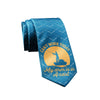 Can't Work Today My Arm Is In A Cast Necktie Funny Father's Day Gift Fisherman Graphic Tie