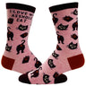 Women's I Love My Asshole Cat Socks Funny Sarcastic Pet Kitty Animal Lover Novelty Footwear