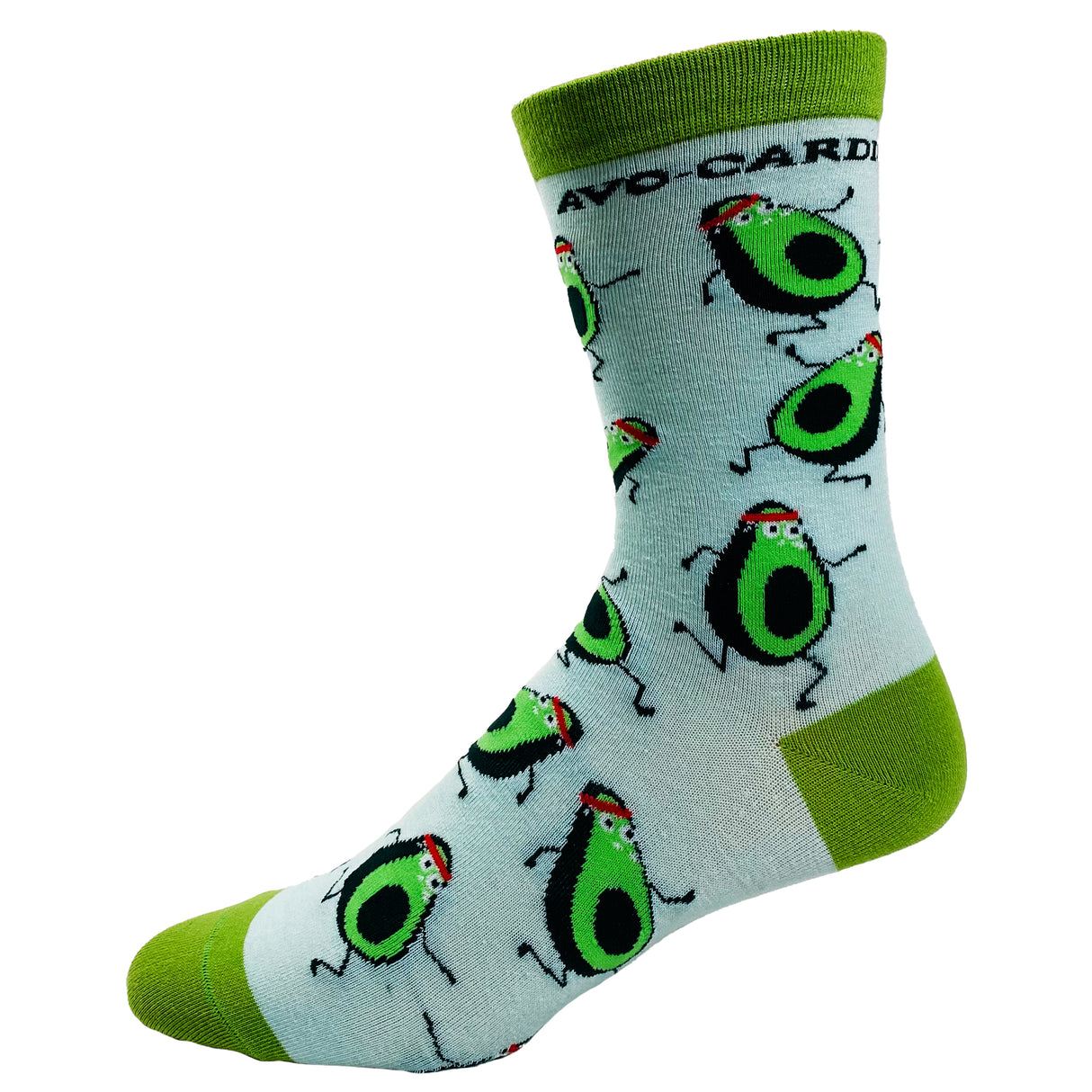 Women's Avocardio Socks Funny Avocado Fitness Healthy Fats Novelty Workout Footwear