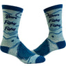 Men's Beer Fishy Fishy Socks Funny Fisherman Father's Day Beer Drinking Novelty Footwear