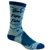 Men's Beer Fishy Fishy Socks Funny Fisherman Father's Day Beer Drinking Novelty Footwear