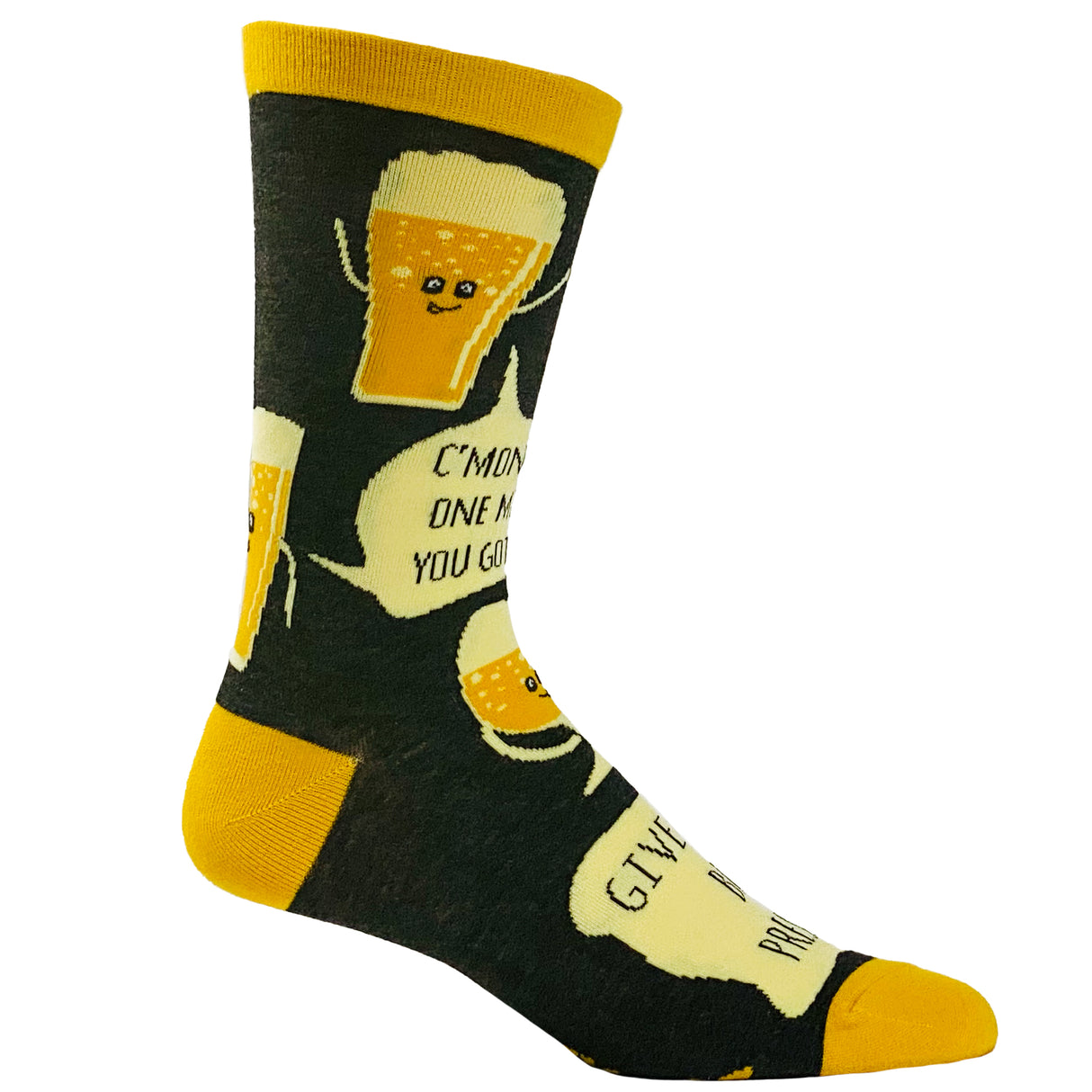 Men's Beer Pressure Socks Funny Party Drinking Craft Beer Lover Novelty Footwear