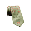 Best Buckin' Dad Necktie Funny Father's Day Gag Gift For Hunter Graphic Tie