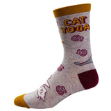 Women's Cat Yoga Socks Funny Stretch Exercise Workout Pet Kitty Lover Graphic Footwear