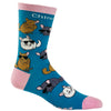 Women's Chinchillin Socks Funny Cool Chinchilla Cute Pet Rodent on Sock Graphic Novelty Footwear