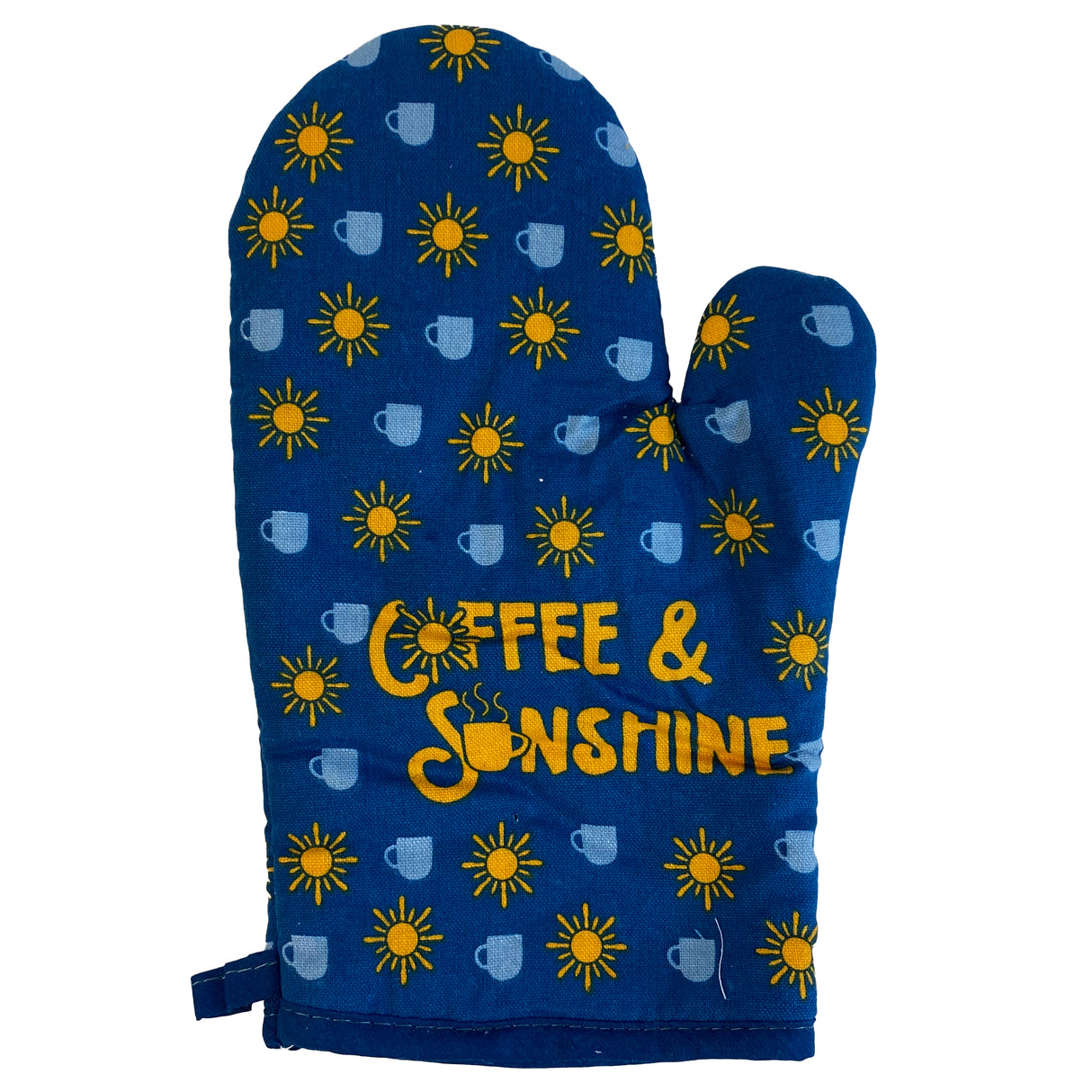 Coffee And Sunshine Oven Mitt Cute Morning Breakfast Baking Graphic Novelty Kitchen Glove