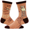 Women's I Need Coffee Right Meow Socks Funny Pet Cat Lover Kitty Novelty Footwear