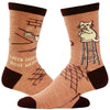 Women's I Need Coffee Right Meow Socks Funny Pet Cat Lover Kitty Novelty Footwear