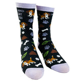 Women's My Dog And I Talk Shit About You Socks Funny Pet Puppy Dog Lover Graphic Footwear