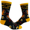 Men's Drinks Well With Otters Socks Funny Beer Party Novelty Drinking Footwear