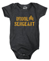 Drool Sergeant Baby Bodysuit Funny Military Army Sarcastic  Infant Jumper
