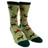 Men's Fast Food Socks Funny Deer Hunting Buckshot Sarcastic Novelty Footwear