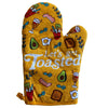 Let's Get Toasted Oven Mitt Funny Brunch Breakfast Bacon Avocado Toast Cute Kitchen Glove