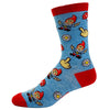 Women's Gnope Socks Funny Fantasy Mushroom Gnome Fairy Tale Novelty Graphic Footwear