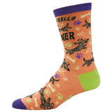 Women's Happy Hallowiener Socks Funny Halloween Pet Dog Puppy Dachshund Lover Footwear