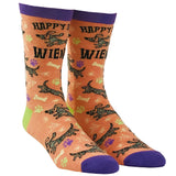 Women's Happy Hallowiener Socks Funny Halloween Pet Dog Puppy Dachshund Lover Footwear