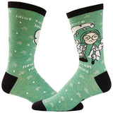 Men's Idiot Tolerance Socks Funny New Strain Released Nerdy Science Stupid People Footwear