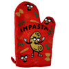 Impasta Oven Mitt Funny Noodle Disguise Imposter Hilarious Graphic Novelty Kitchen Glove