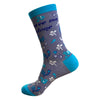 Women's Leave Me Alone Socks Funny Introvert Loner Floral Sarcastic Gift Footwear