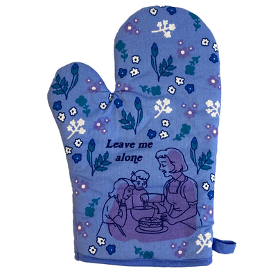 Leave Me Alone Oven Mitt Funny Family Baking Cookies Cake Graphic Novelty Kitchen Glove