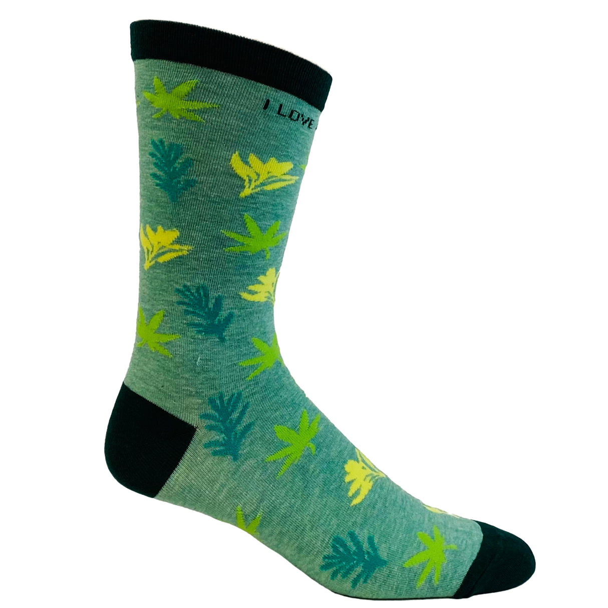 Women's I Love A Good Herb Socks Funny 420 Marijuana Legalize Weed Novelty Footwear