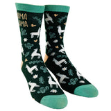 Women's Mama Llama Socks Funny Alpaca Mother's Day Cute Animal Novelty Footwear