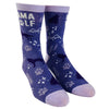 Women's Mama Wolf Socks Funny Camping Mother's Day Novelty Footwear