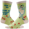 Women's Look At Me Getting All Married And Shit Socks Funny Wedding Day Bachelorette Party Footwear