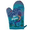 Mer-Mazing Oven Mitt Funny Mermaid Ocean Sea Mystical Kitchen Glove