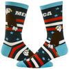 Men's Merica Socks Funny 4th Of July Independence Day USA Eagle Novelty Footwear